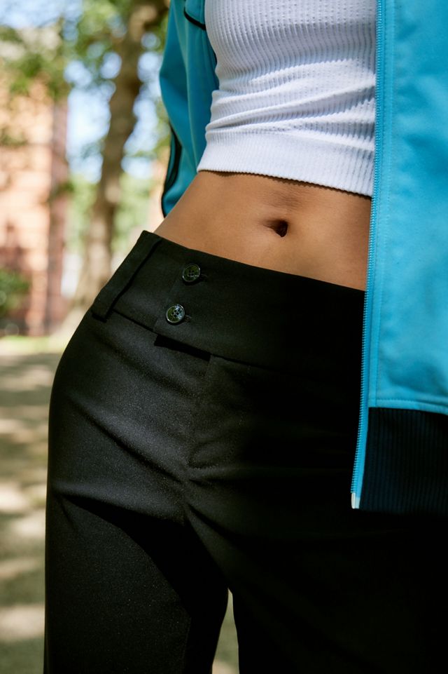 Archive At UO Black Dionne Low-Rise Trousers  #1