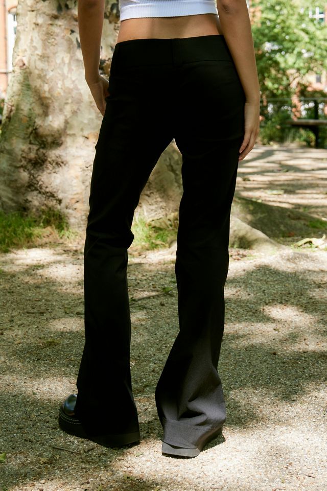 Archive At UO Black Dionne Low-Rise Trousers  #4