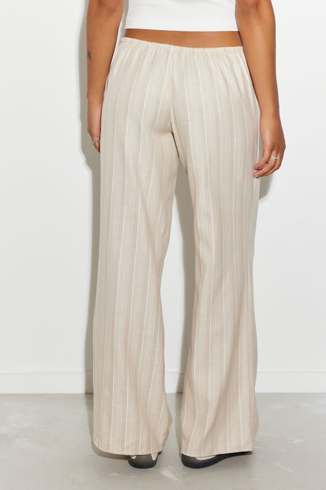 Archive At UO Stone Stripe Linen Hazel Trousers #2