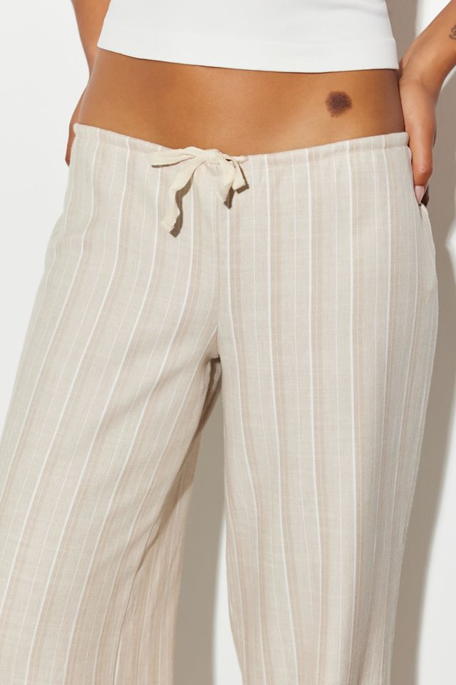 Archive At UO Stone Stripe Linen Hazel Trousers #3