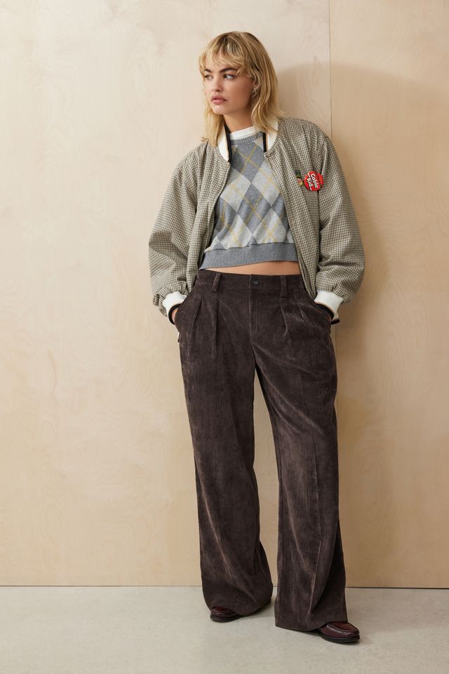 Archive At UO Chocolate Corduroy Ash Low Rise Trousers #1