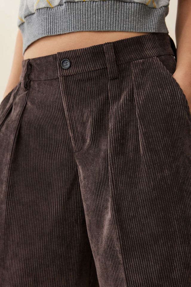 Archive At UO Chocolate Corduroy Ash Low Rise Trousers #2