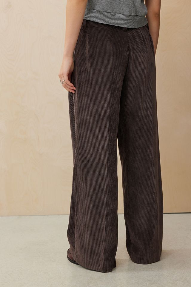 Archive At UO Chocolate Corduroy Ash Low Rise Trousers #3