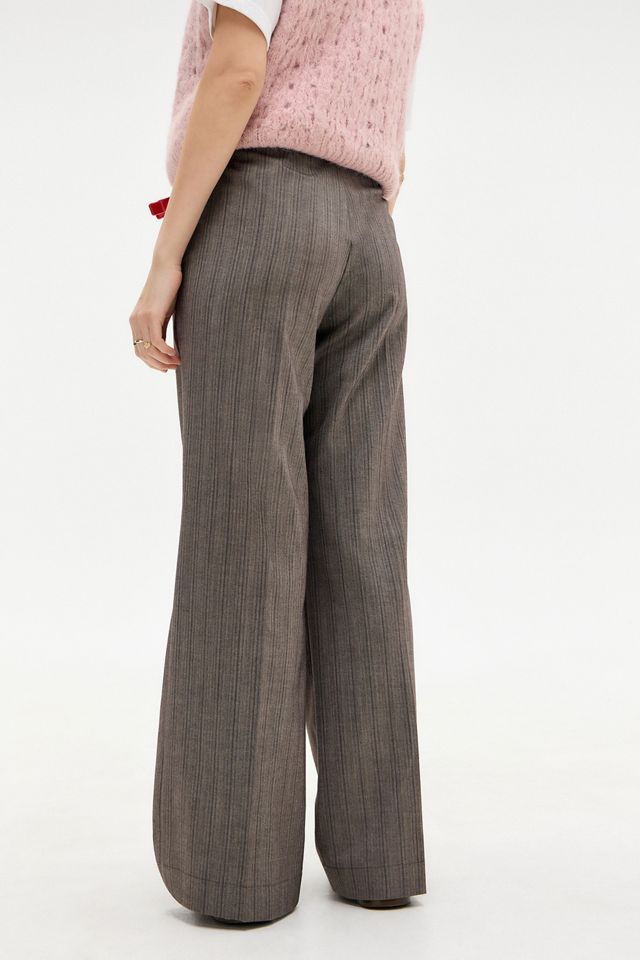 Archive At UO Brown Ash Stripe Trousers #3