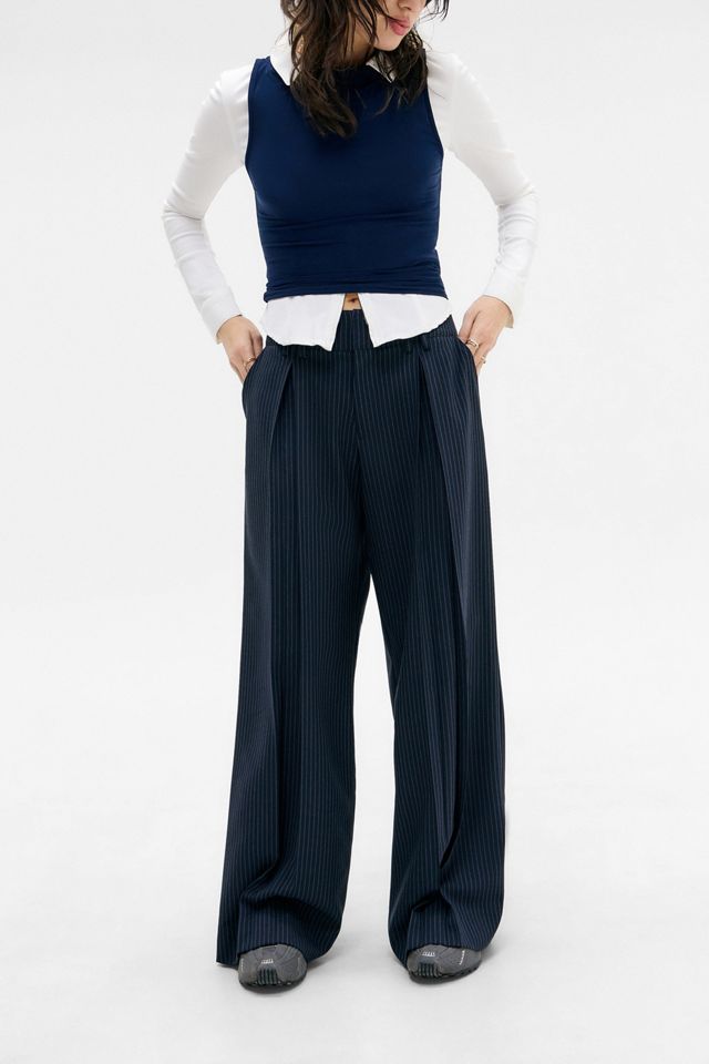 Archive At UO Navy Ama Trousers #1