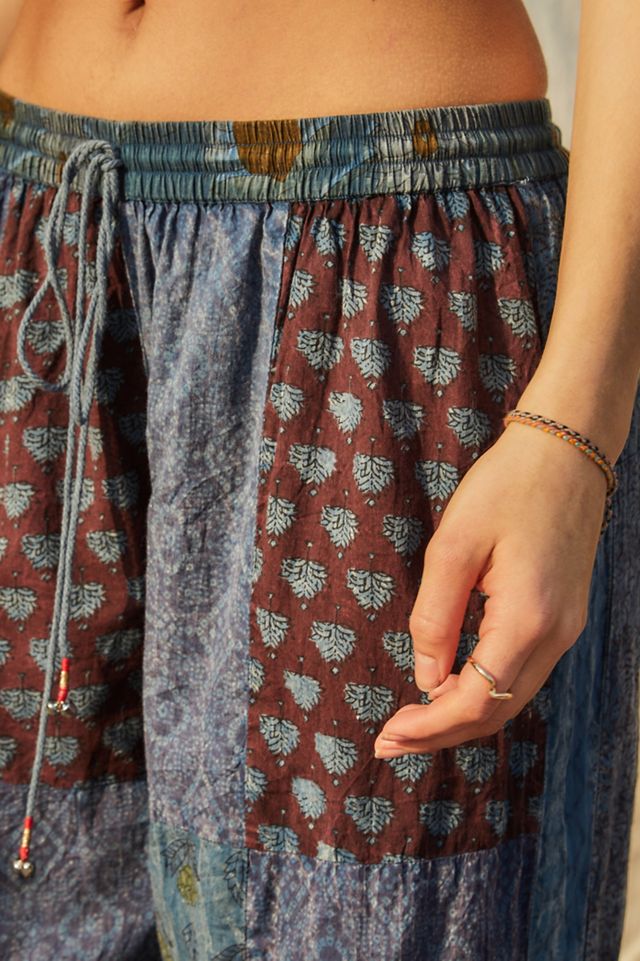 Urban Outfitters Archive Overdyed Blue Patchwork Trousers  #3