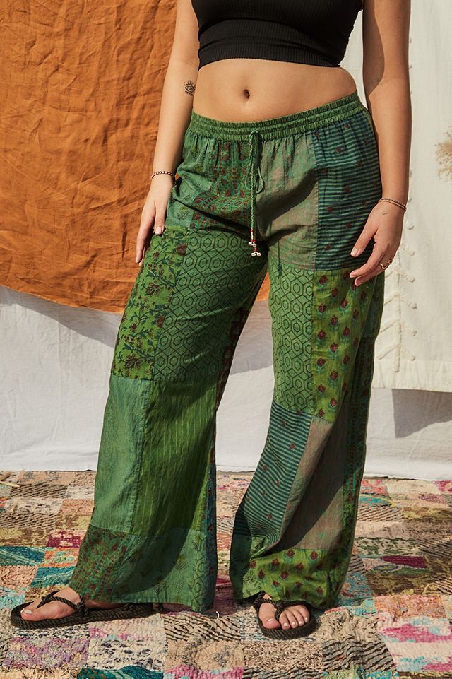 Urban Outfitters Archive - Pantalon à patchwork surteint vert