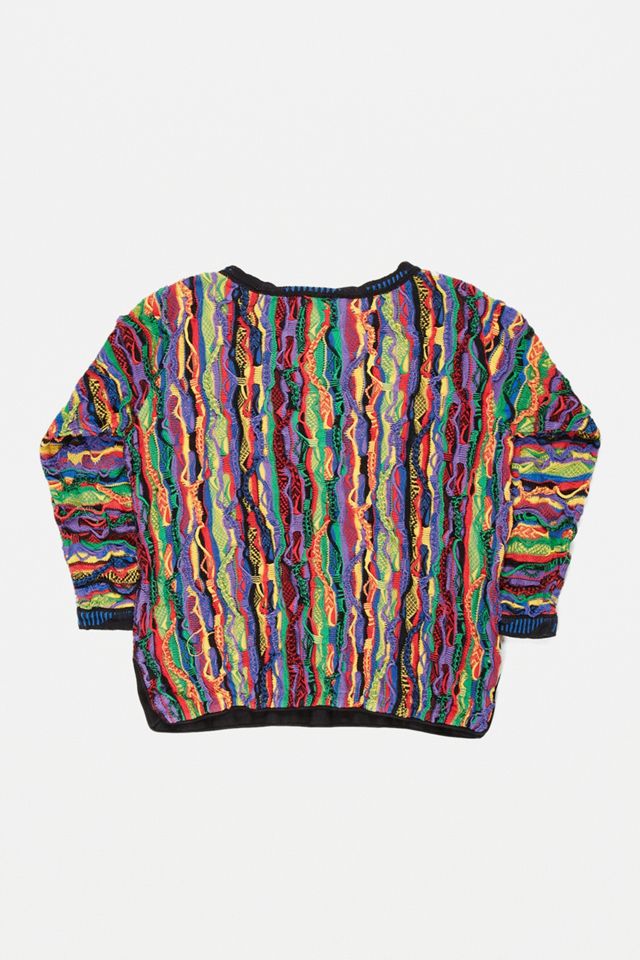 Urban Renewal One-Of-A-Kind Coogi Multicoloured Knitted Jumper #2