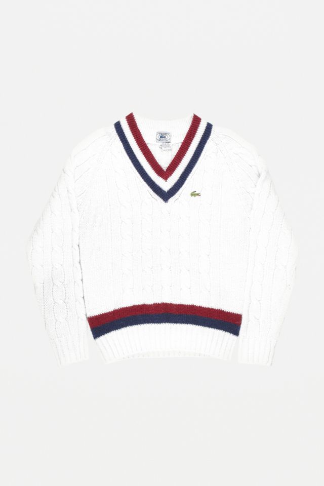 trimme Taknemmelig Yoghurt Urban Renewal One-Of-A-Kind Vintage Lacoste Knitted Jumper | Urban  Outfitters UK
