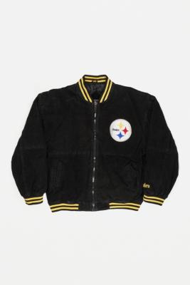 pittsburgh steelers suede jacket