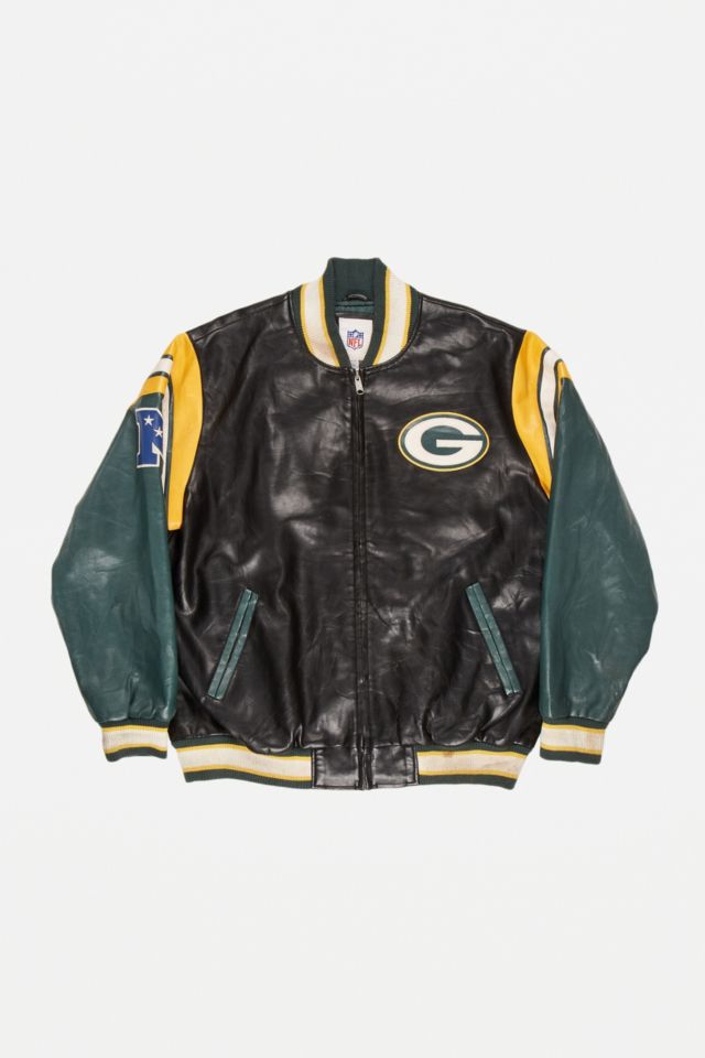 Packers hot sale leather jacket