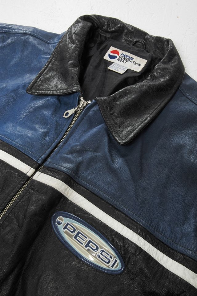 Urban Renewal One-Of-A-Kind Pepsi Leather Jacket #2