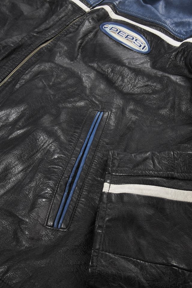 Urban Renewal One-Of-A-Kind Pepsi Leather Jacket #3