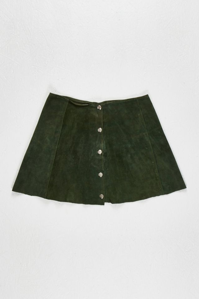 Urban outfitters cheap suede skirt