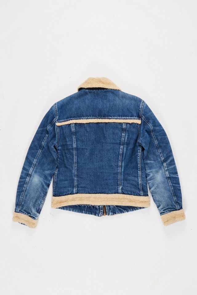 Urban Renewal One-Of-A-Kind Levi's Denim Sherpa Jacket #2