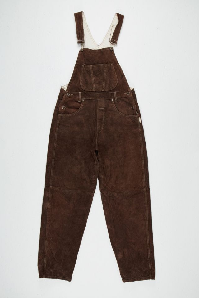 Suede dungarees hot sale