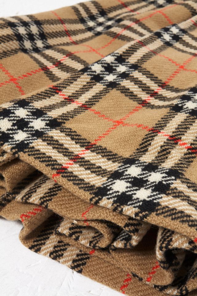 Urban Renewal One-Of-A-Kind Burberry Plaid Skirt #3