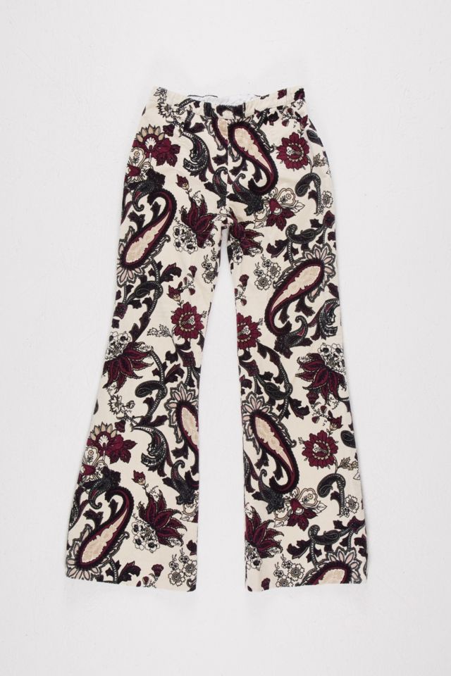 Paisley Velvet Trousers