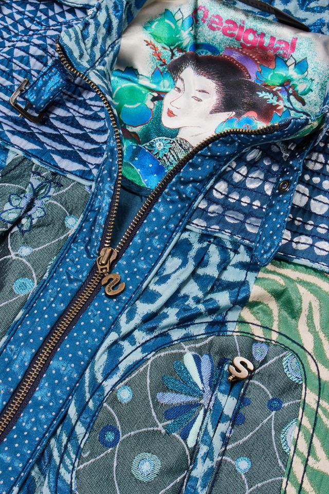 Urban Renewal One-Of-A-Kind Desigual Biker Jacket #2