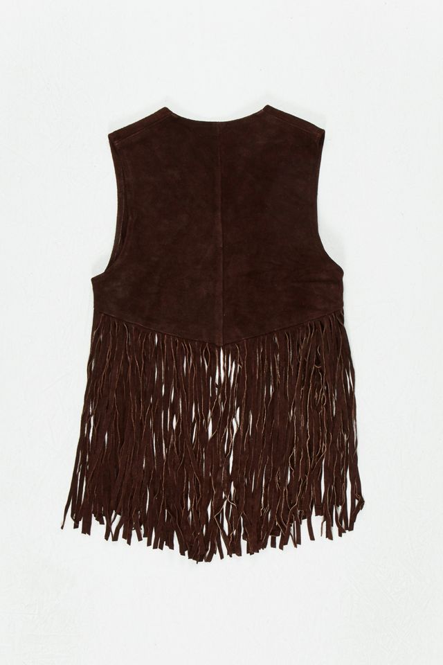 Urban Renewal One-Of-A-Kind Suede Tassel Waistcoat  #1