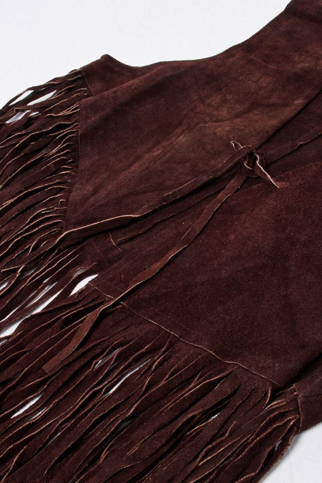 Urban Renewal One-Of-A-Kind Suede Tassel Waistcoat  #2