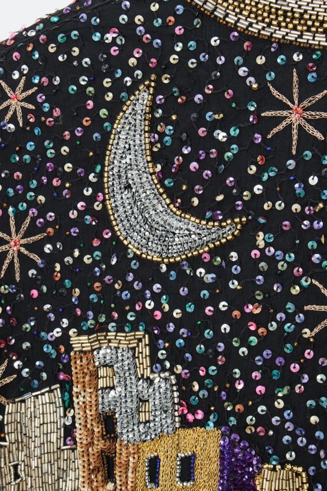 Urban Renewal One-Of-A-Kind Vintage City Sequin Jacket #3