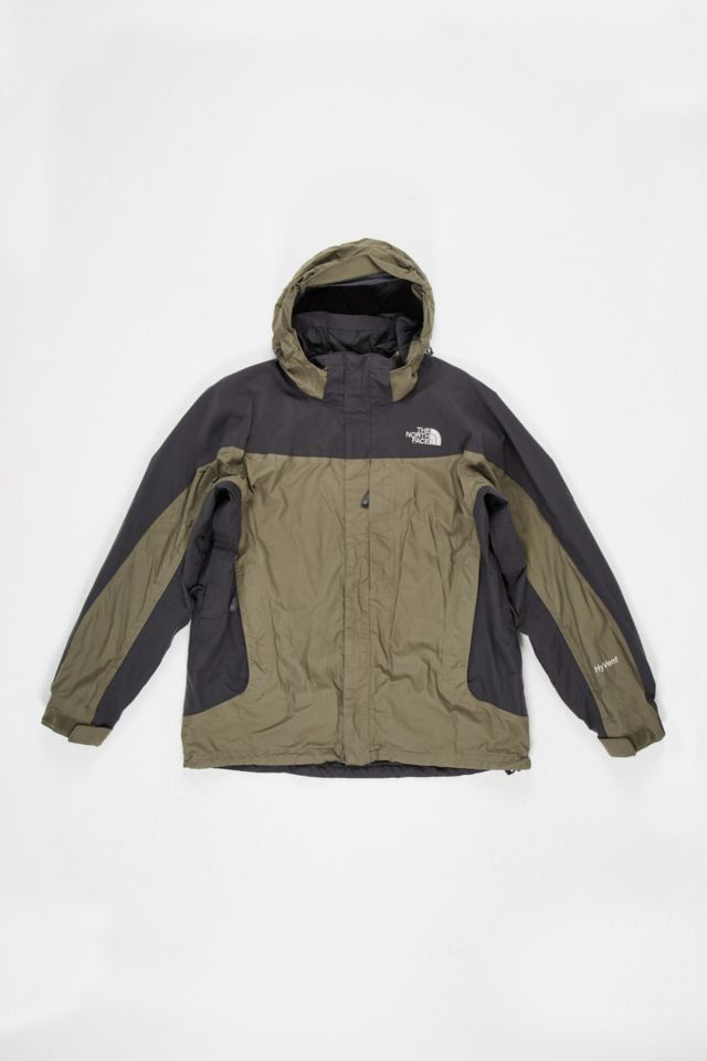 Khaki and black on sale north face jacket