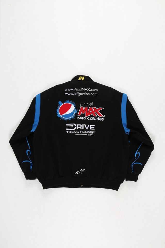 Urban Renewal One-Of-A-Kind Black Pepsi Nascar Jacket  #1
