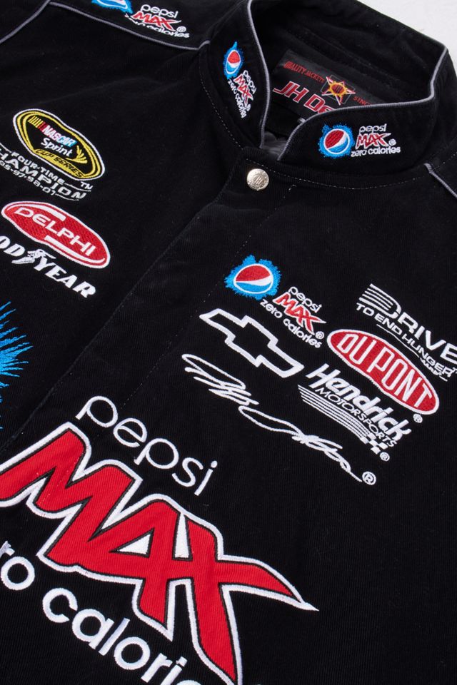 Urban Renewal One-Of-A-Kind Black Pepsi Nascar Jacket  #2