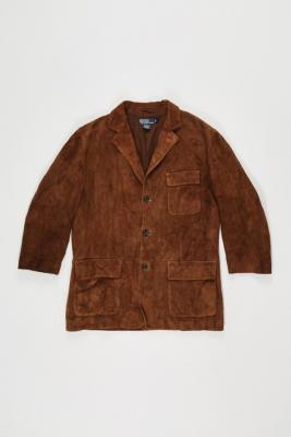 polo ralph lauren suede jacket