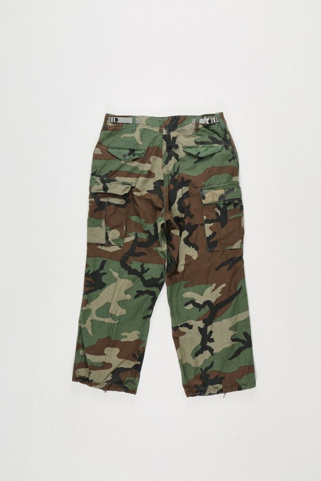 Urban Renewal One-Of-A-Kind Military Camo Cargo Trousers  #2