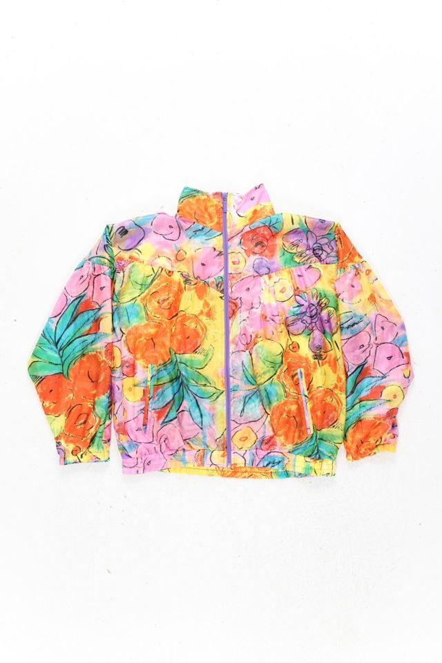 Adidas floral zip up hotsell