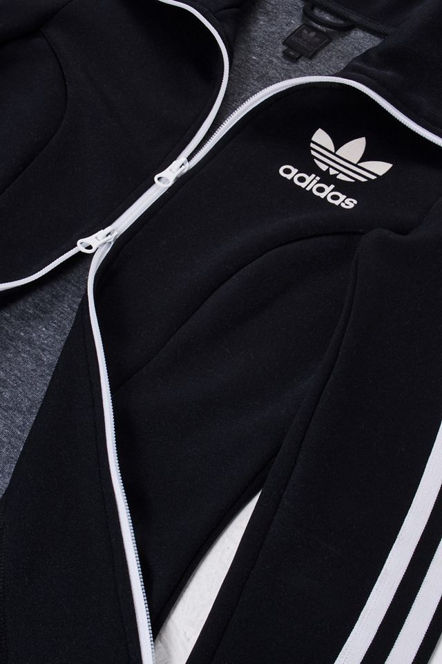 Urban Renewal One-Of-A-Kind adidas Black Track Jacket Dress  #2