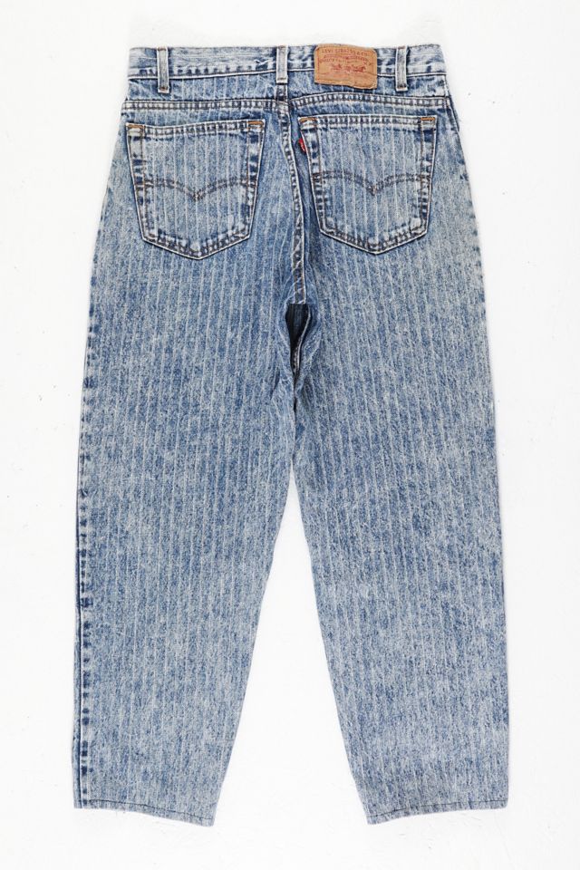 Urban Renewal One Of A Kind Levi s Pinstripe 550 Jeans