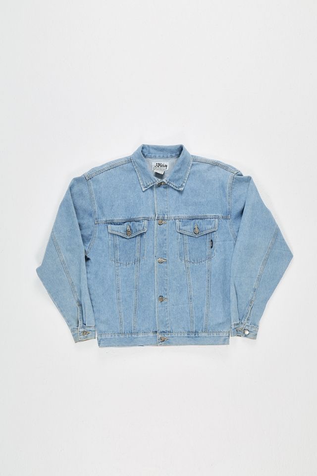 Urban Renewal OneOfAKind Mickey Mouse Print Denim Jacket Urban