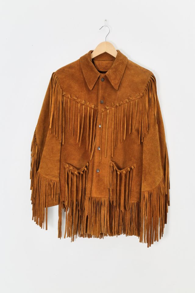 Tan on sale tassel jacket