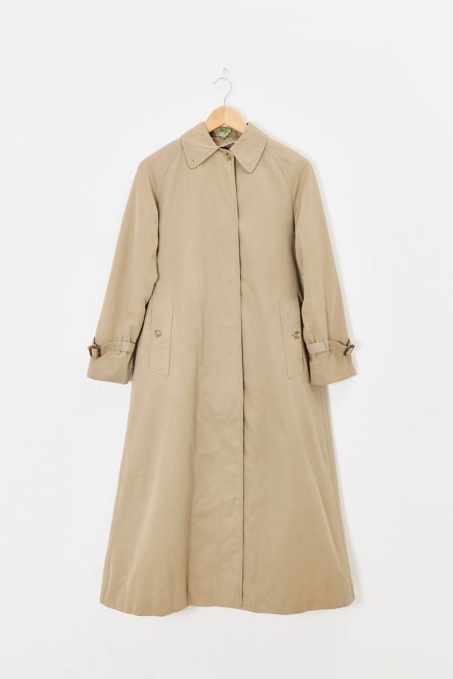 Urban Renewal One-Of-A-Kind Soft Fawn Long Burberry Mac | Urban ...