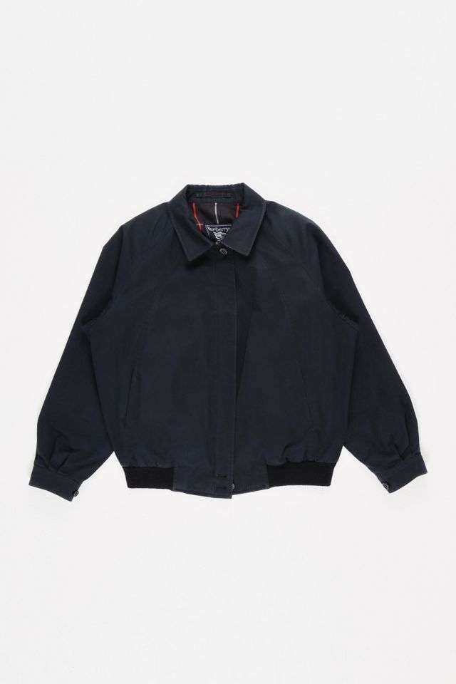 Urban Renewal One Of A Kind Navy Burberry Harrington Jacket