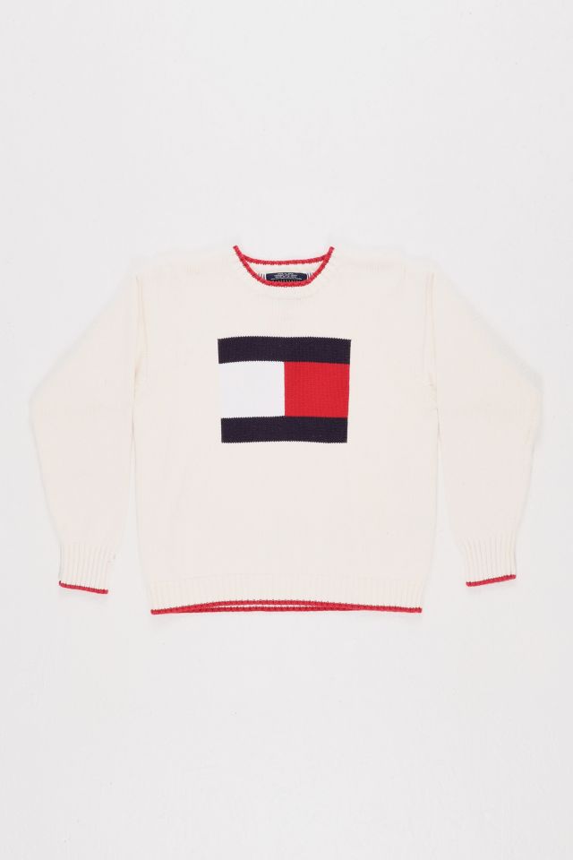 Urban Renewal One Of A Kind Tommy Hilfiger Crew Neck Knitted Jumper