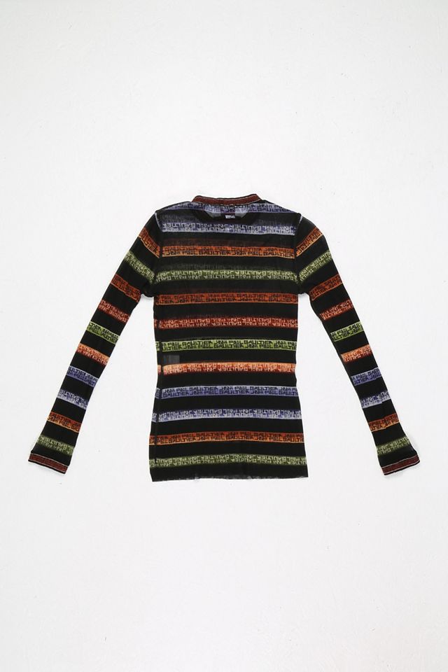 Urban Renewal One-Of-A-Kind Jean Paul Gaultier Long-Sleeve Mesh T-Shirt  #1