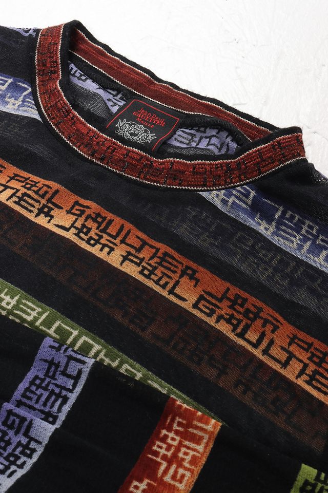 Urban Renewal One-Of-A-Kind Jean Paul Gaultier Long-Sleeve Mesh T-Shirt  #2