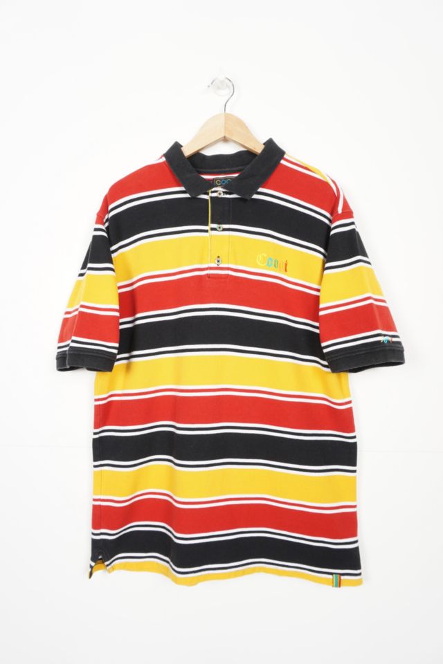 Urban Renewal One-Of-A-Kind Coogi Striped Polo Shirt | Urban Outfitters UK