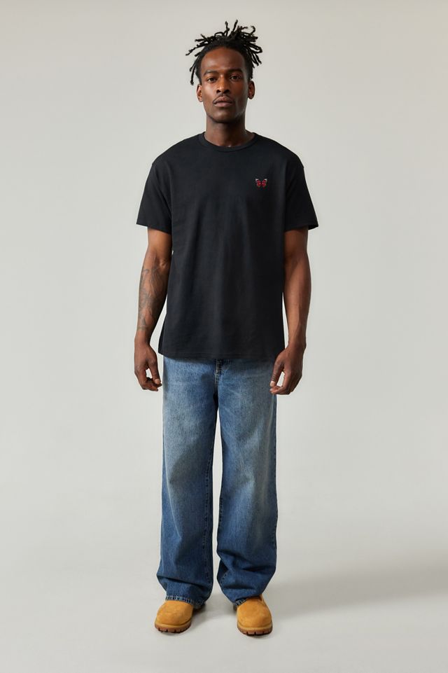 Archive At UO Pink Butterfly Embroidered T-Shirt #2