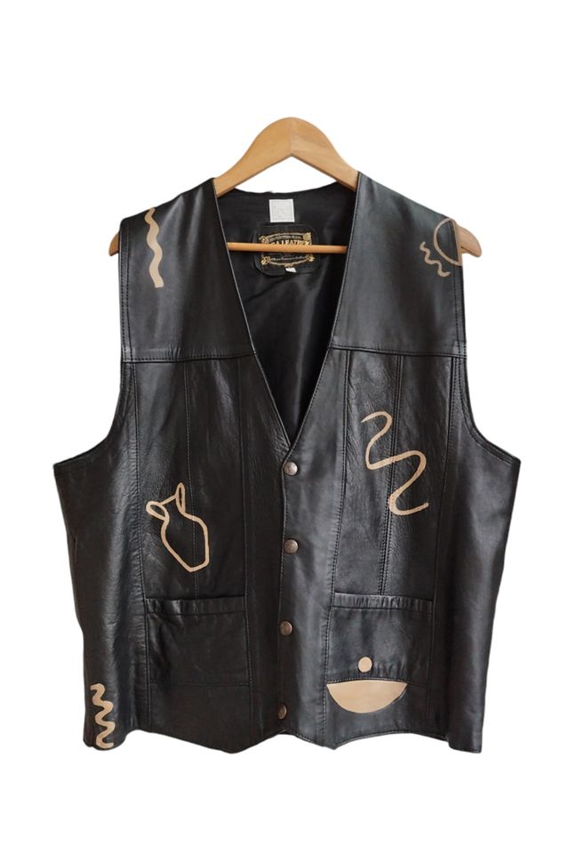 AFF & JAM Leather Waistcoat