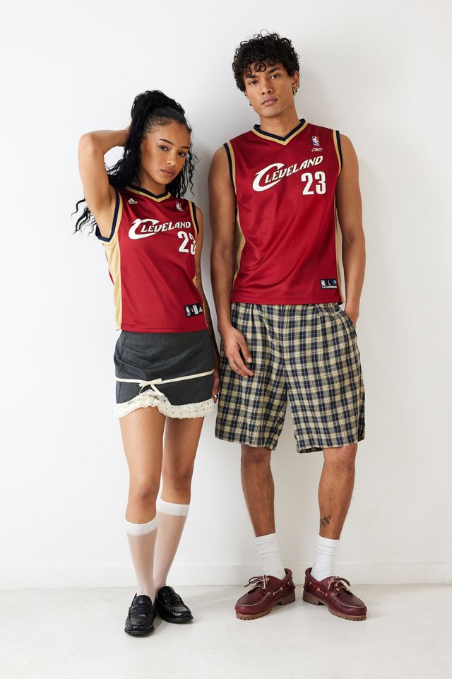 Urban Renewal Vintage Red Shrunken Basketball Vest  #4