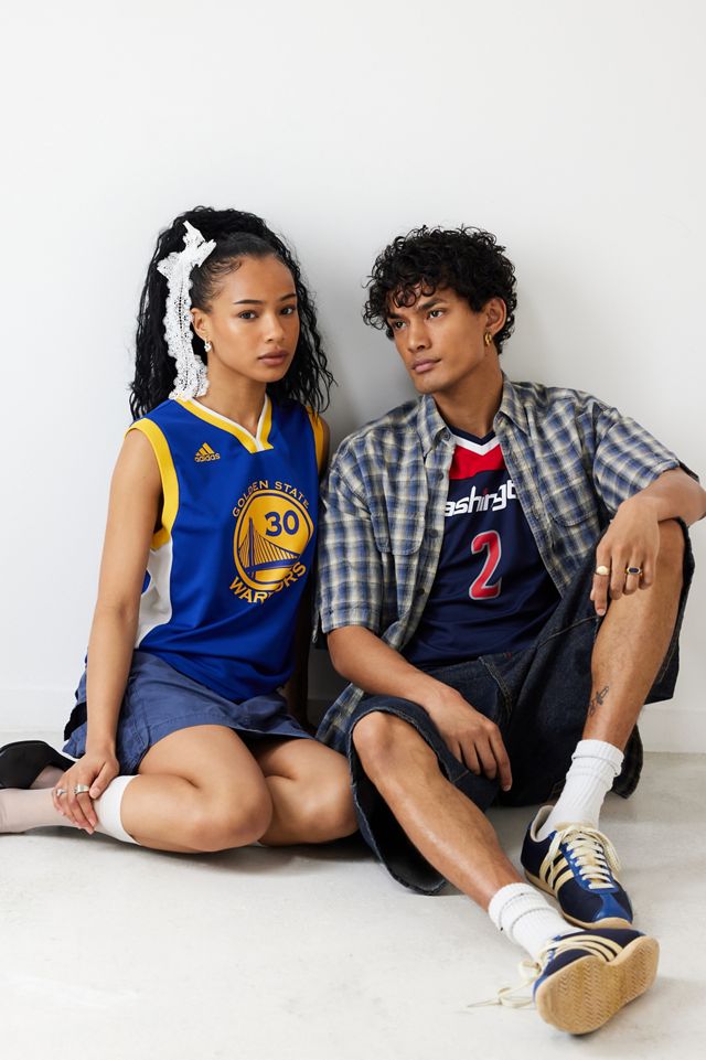 Urban Renewal Vintage Blue Shrunken Basketball Vest  #9