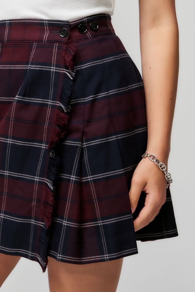 Urban Renewal Vintage Check Pleated Mini Skirt #1