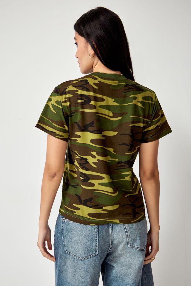 Urban Renewal Salvaged Deadstock Woodland Camouflage Baby T-Shirt ...