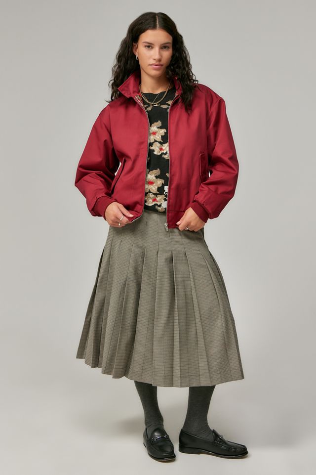 Urban Renewal Deadstock Burgundy Harrington Jacket #1