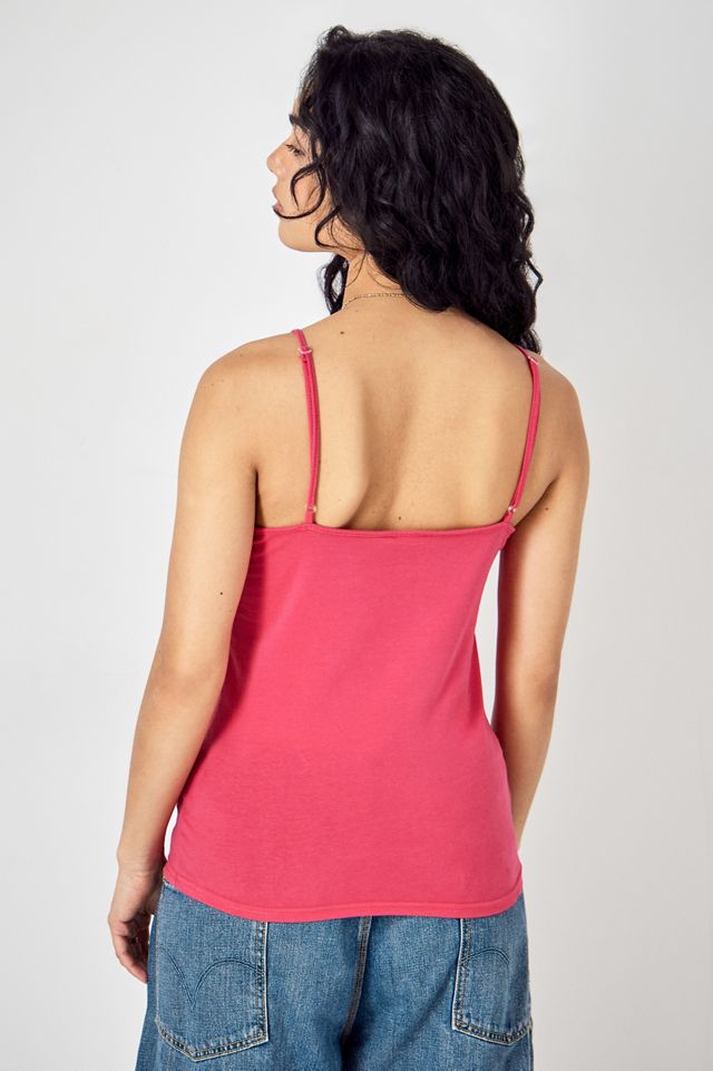 Urban Renewal Remade From Vintage Pink Bow Jersey Cami  #4